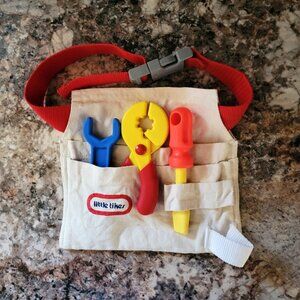 Vintage Little Tikes Kids Canvas Tool Belt-1990s
